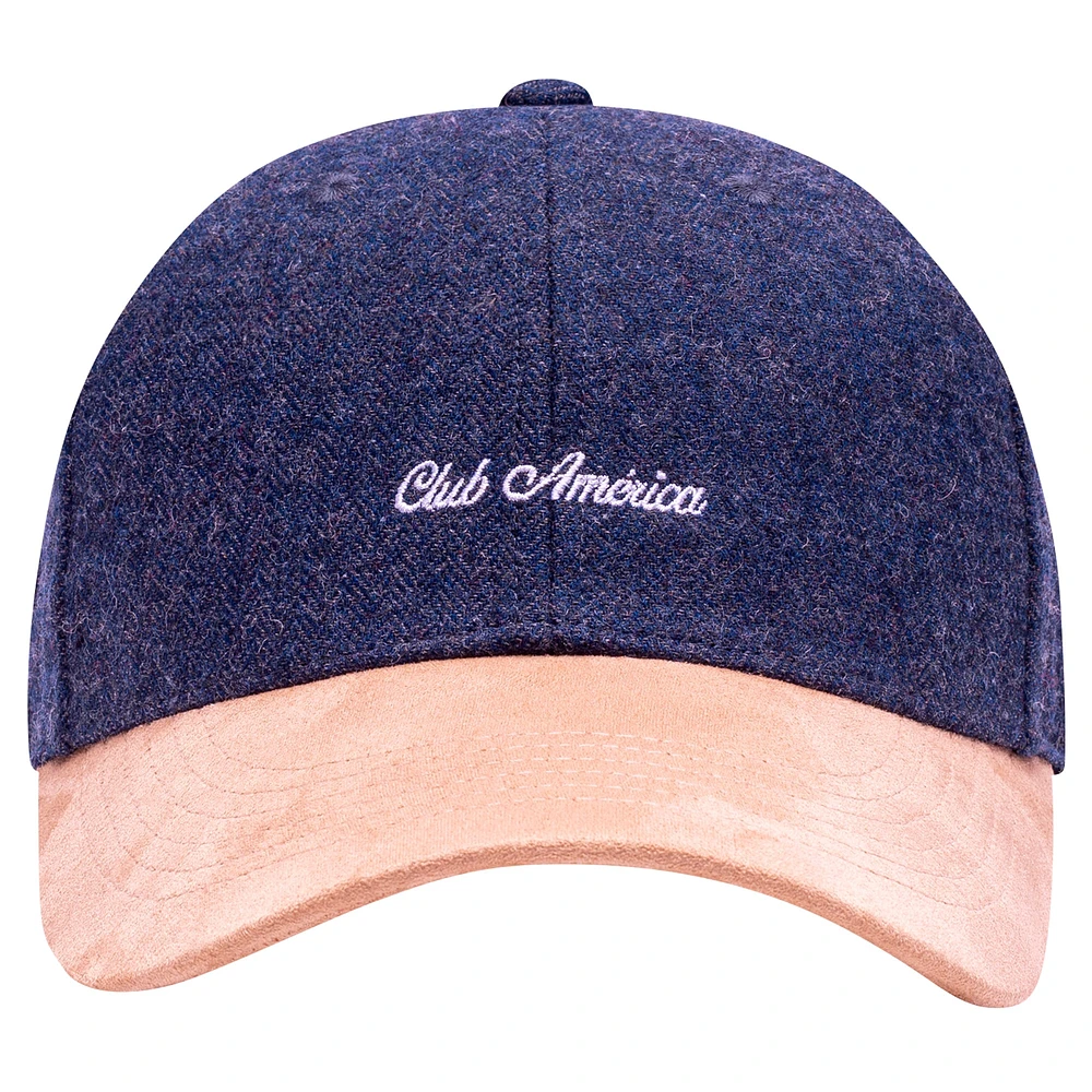 Men's Fan Ink  Navy/Tan Club America Noble Adjustable Hat