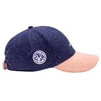 Men's Fan Ink  Navy/Tan Club America Noble Adjustable Hat