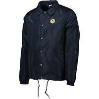 Men's Navy Club America Coaches Full-Snap Jacket