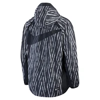 Blouson raglan entièrement zippé Nike Club America AWF pour homme, noir