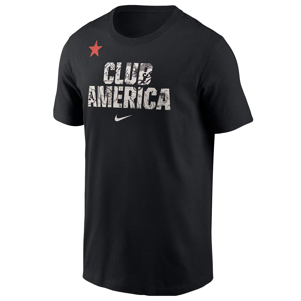Men's Nike Black Club America CA x T-Shirt