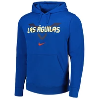 Sweat à capuche Nike Club America NSW Fleece bleu pour homme