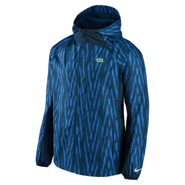 Blouson raglan entièrement zippé Nike Navy Club America AWF pour Homme