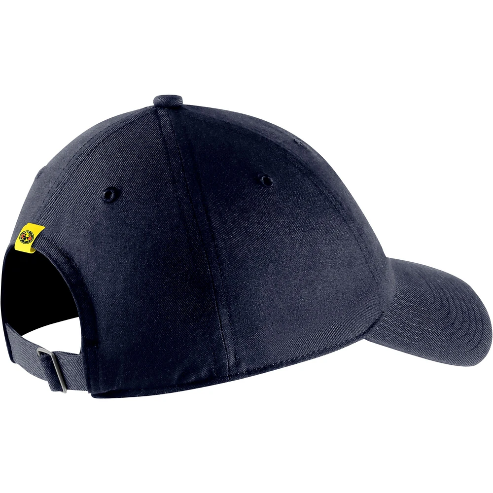 Men's Nike Navy Club America Campus Performance Adjustable Hat