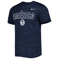 T-shirt de performance Nike Club America Lockup Velocity Legend pour homme, bleu marine