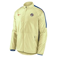 Men's Nike Yellow Club America 2023 Academy AWF Raglan Full-Zip Jacket
