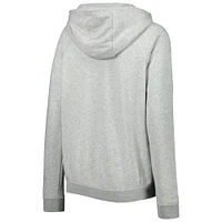 Women's Nike Heather Gray Club America Lockup Varsity Fleece Raglan Pullover Hoodie