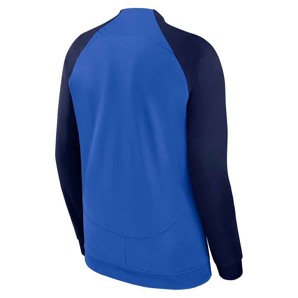 Youth Nike Blue Club America 2023/24 Academy Pro Anthem Fitted Raglan Performance Full-Zip Jacket