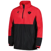 Men's Charly  Red Club Atlas Outdoor Quarter-Zip Jacket