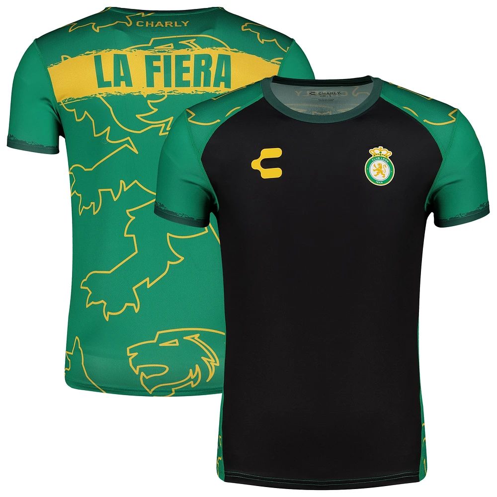 T-shirt d'entraînement Charly Black Club Leon DRY FACTOR 2024/25 pour homme