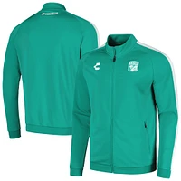 Veste raglan entièrement zippée Charly Green Club Leon Light pour hommes