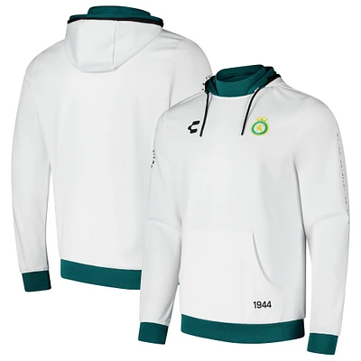 Sweat à capuche Charly White Club Leon 2024/25 pour homme