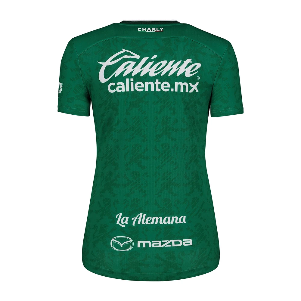 Women's Charly Green/White Club Leon 2024/25 Home Authentic Jersey