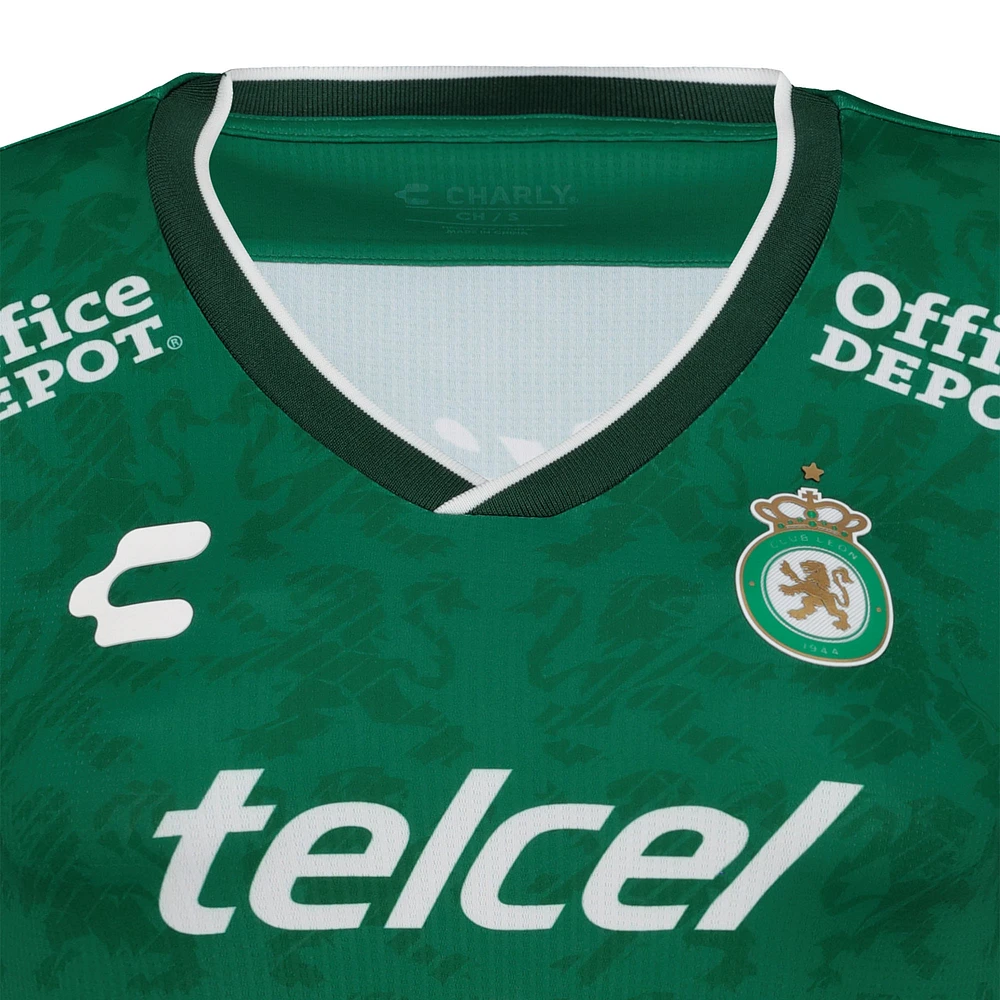 Women's Charly Green/White Club Leon 2024/25 Home Authentic Jersey