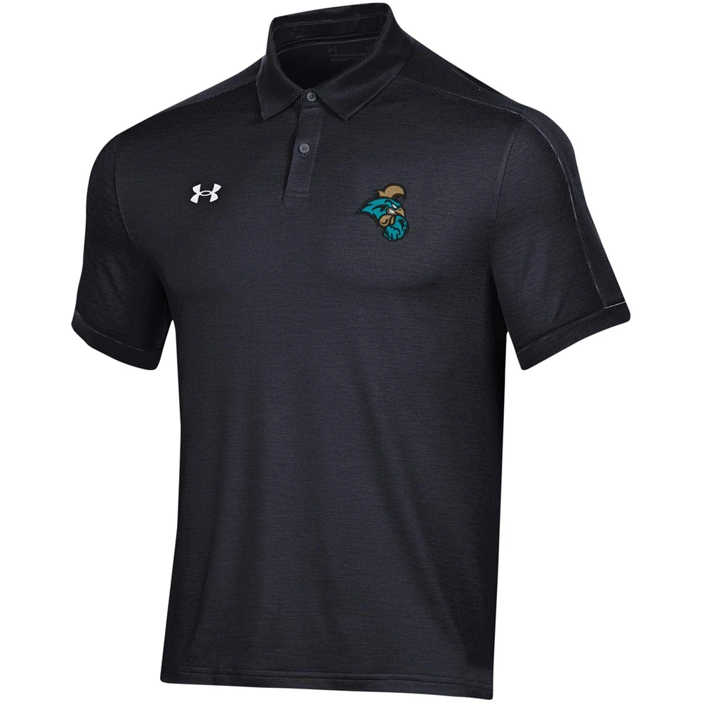 Polo Under Armour Black Coastal Carolina Chanticleers Trophy pour hommes
