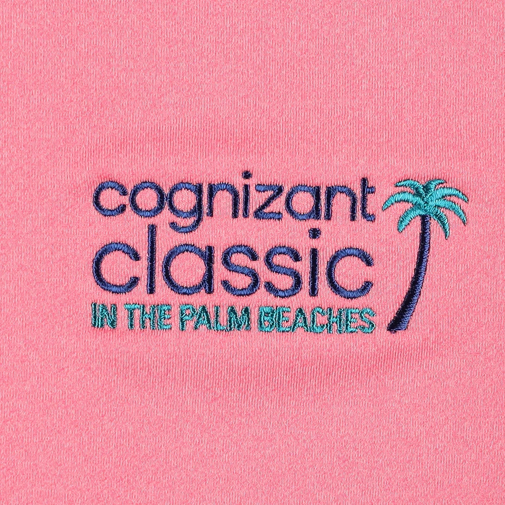 Sweat-shirt zippé classique Peter Millar Cognizant Classic Perth Mélange Performance pour homme, rose