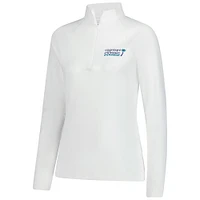 Women's Peter Millar  White Cognizant Classic Raglan Perth Quarter-Zip Top