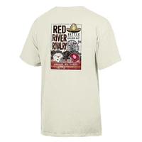 Men's ComfortWash  Cream Texas Longhorns vs. Oklahoma Sooners Red River Rivalry T-Shirt