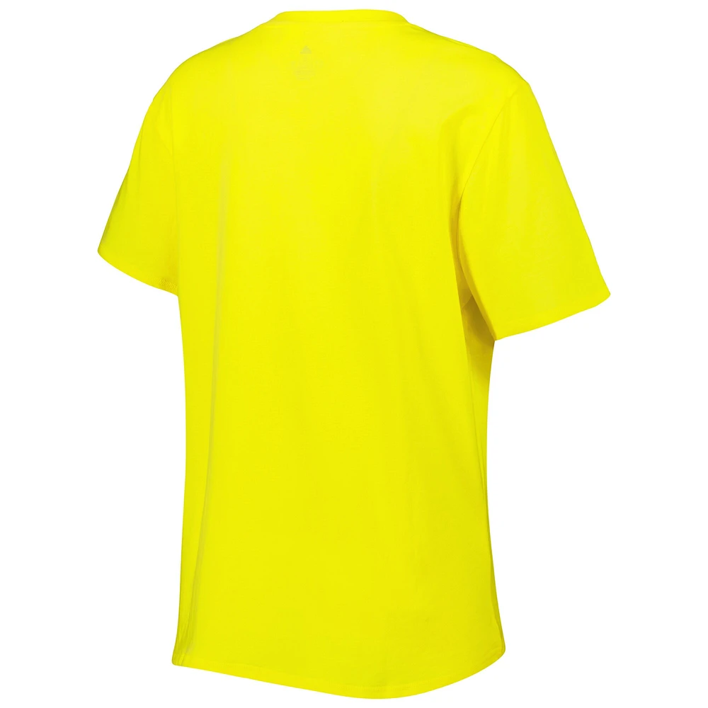 Women's adidas Yellow Colombia National Team DNA T-Shirt