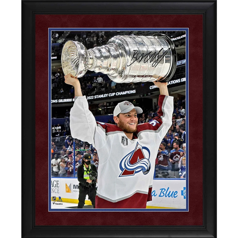 Andre Burakovsky Colorado Avalanche Autographed Framed 2022 Stanley Cup Champions 16" x 20" Raising Cup Photograph