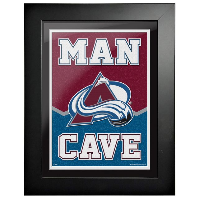 Avalanche du Colorado - Oeuvre encadrée de 12'' x 16'' Man Cave