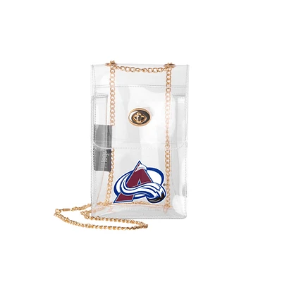 Sac à main à bandoulière transparent Colorado Avalanche Essential