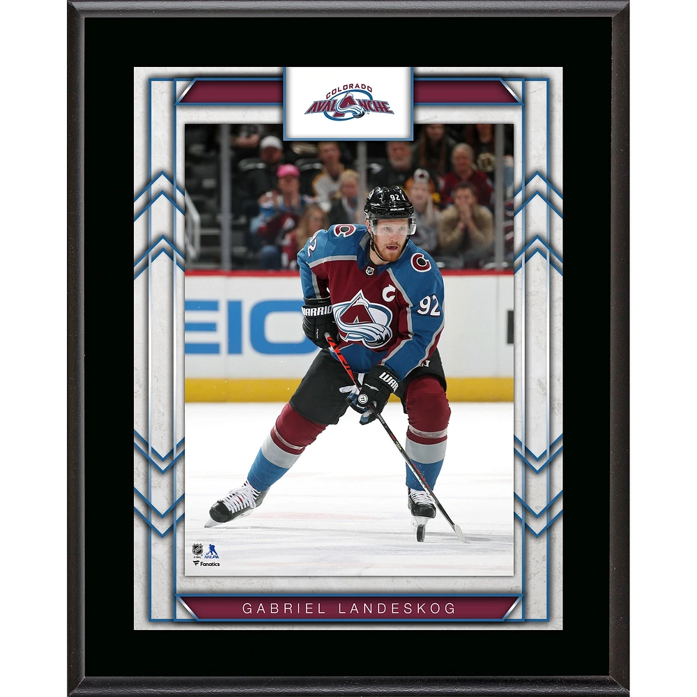Gabriel Landeskog Colorado Avalanche 10.5" x 13" Sublimated Player Plaque