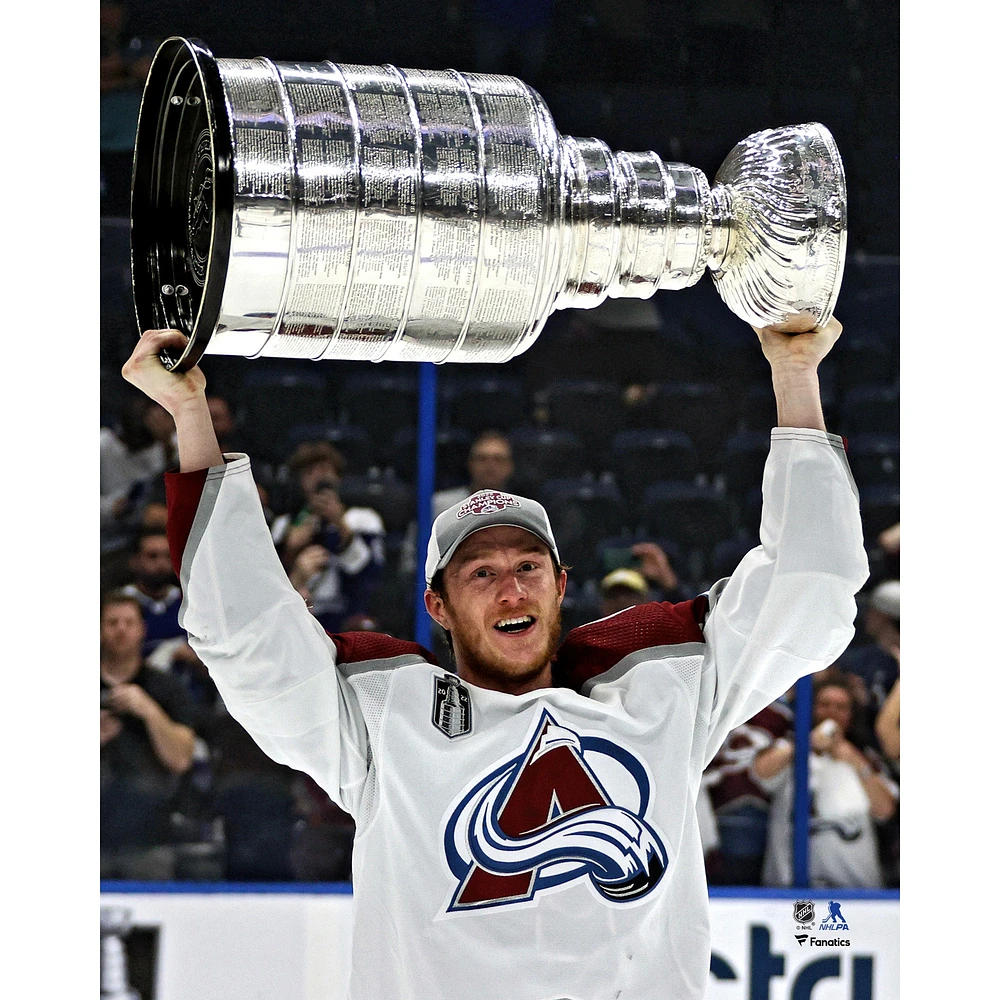 Josh Manson Colorado Avalanche Unsigned 2022 Stanley Cup Champions Raising Photograph