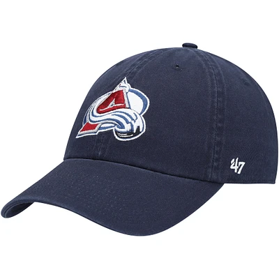 Casquette ajustable '47 Navy Colorado Avalanche Team Clean Up pour hommes