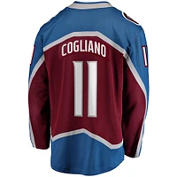 Men's Fanatics Andrew Cogliano Burgundy Colorado Avalanche Home Breakaway Jersey