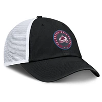 Men's Fanatics  Black/White Colorado Avalanche Averie Trucker Adjustable Hat