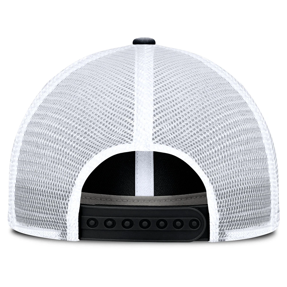 Men's Fanatics  Black/White Colorado Avalanche Averie Trucker Adjustable Hat