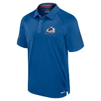 Polo de patinoire Authentic Pro Fanatics bleu Colorado Avalanche pour homme