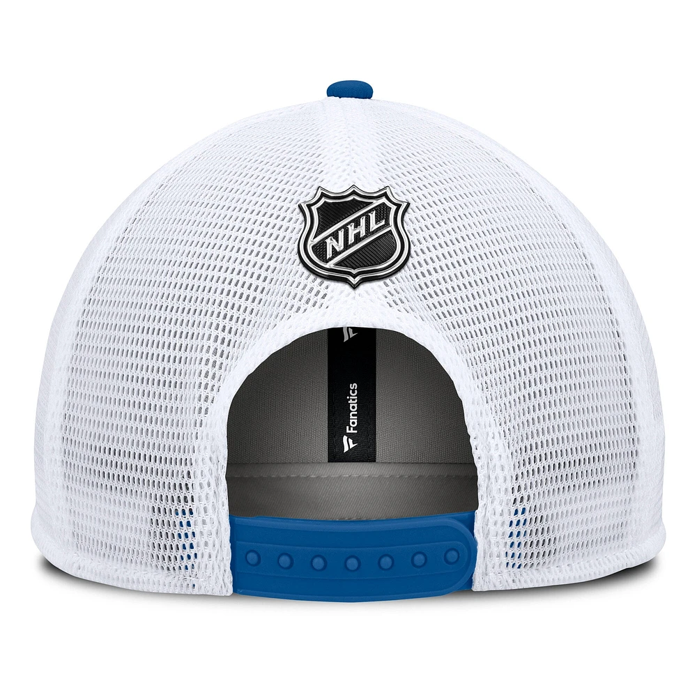 Men's Fanatics Burgundy/Blue Colorado Avalanche Authentic Pro Hometown Rink Foam Trucker Snapback Hat