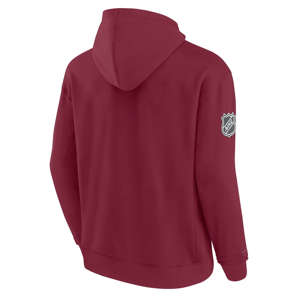 Men's Fanatics Burgundy Colorado Avalanche Elements Pace Pullover Hoodie