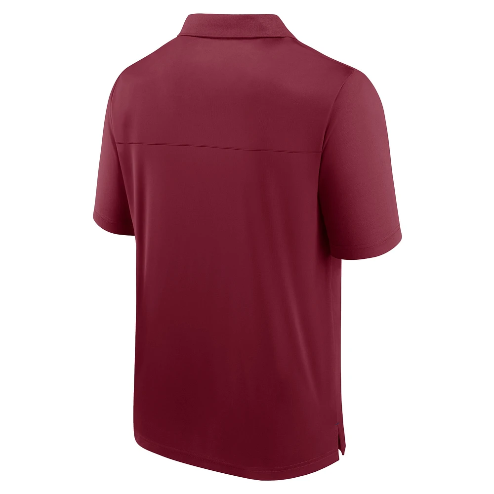 Men's Fanatics Burgundy Colorado Avalanche Polo