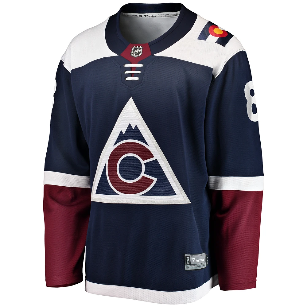 Men's Fanatics Cale Makar Navy Colorado Avalanche Alternate Premier Breakaway Player Jersey