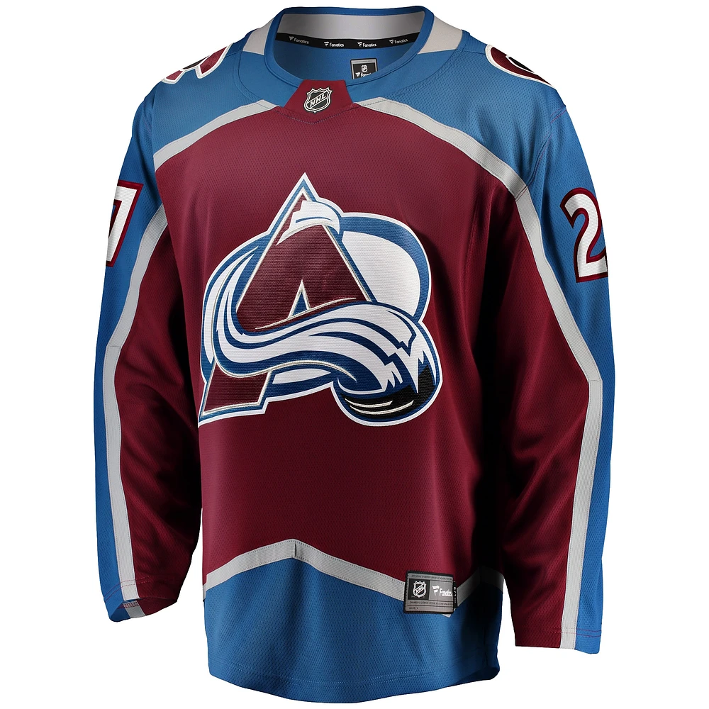 Men's Fanatics Jonathan Drouin Maroon Colorado Avalanche Home Breakaway Jersey