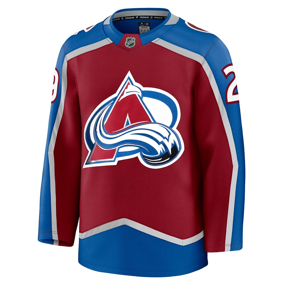 Men's Fanatics Nathan MacKinnon Burgundy Colorado Avalanche Home Premium Player Jersey
