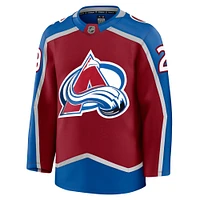 Men's Fanatics Nathan MacKinnon Burgundy Colorado Avalanche Home Premium Player Jersey