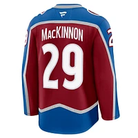 Men's Fanatics Nathan MacKinnon Burgundy Colorado Avalanche Home Premium Player Jersey