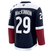 Men's Fanatics Nathan MacKinnon Navy Colorado Avalanche Alternate Premium Jersey