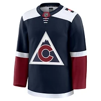 Maillot Fanatics bleu marine Colorado Avalanche Alternate Premium pour homme