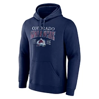 Men's Fanatics Navy Colorado Avalanche Big & Tall Dynasty Pullover Hoodie