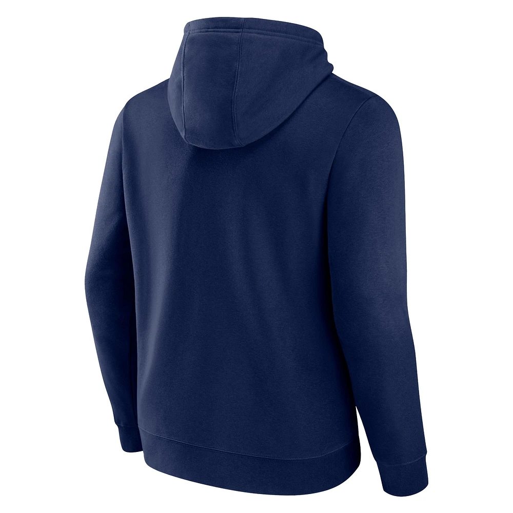 Men's Fanatics Navy Colorado Avalanche Big & Tall Dynasty Pullover Hoodie
