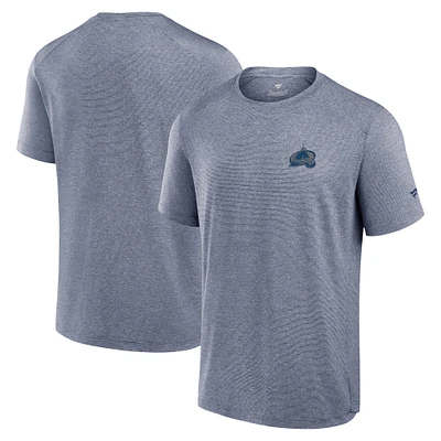 T-shirt technique Fanatics Navy Colorado Avalanche Front Office pour hommes