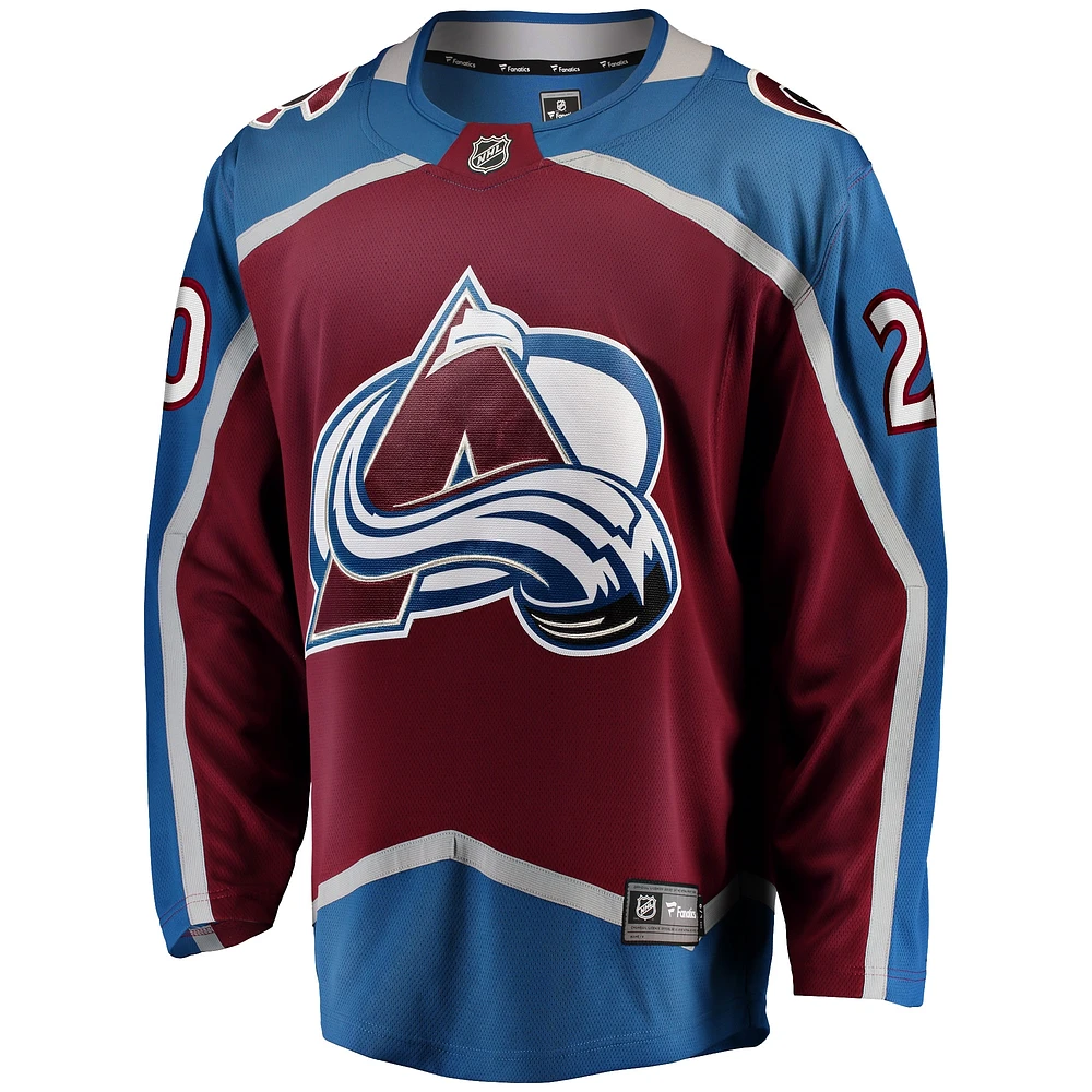 Men's Fanatics Ross Colton Maroon Colorado Avalanche Home Breakaway Jersey