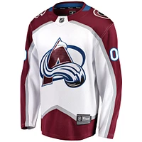 Men's Fanatics White Colorado Avalanche Breakaway - Custom Jersey