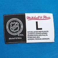 Men's Mitchell & Ness  Blue Colorado Avalanche Thermal Henley Long Sleeve T-Shirt