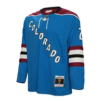 Men's Mitchell & Ness Nathan MacKinnon Blue Colorado Avalanche Big Tall 2013 Line Player Jersey